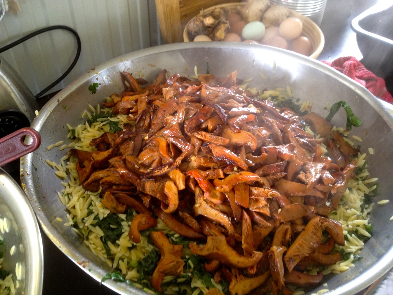 Added to simple rissoni pasta with loads of parsley and lemon