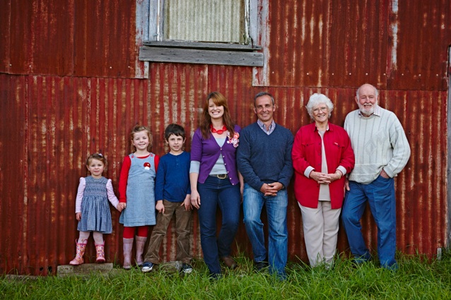 The sixth, fifth and fourth generation of Buena Vista Farmers