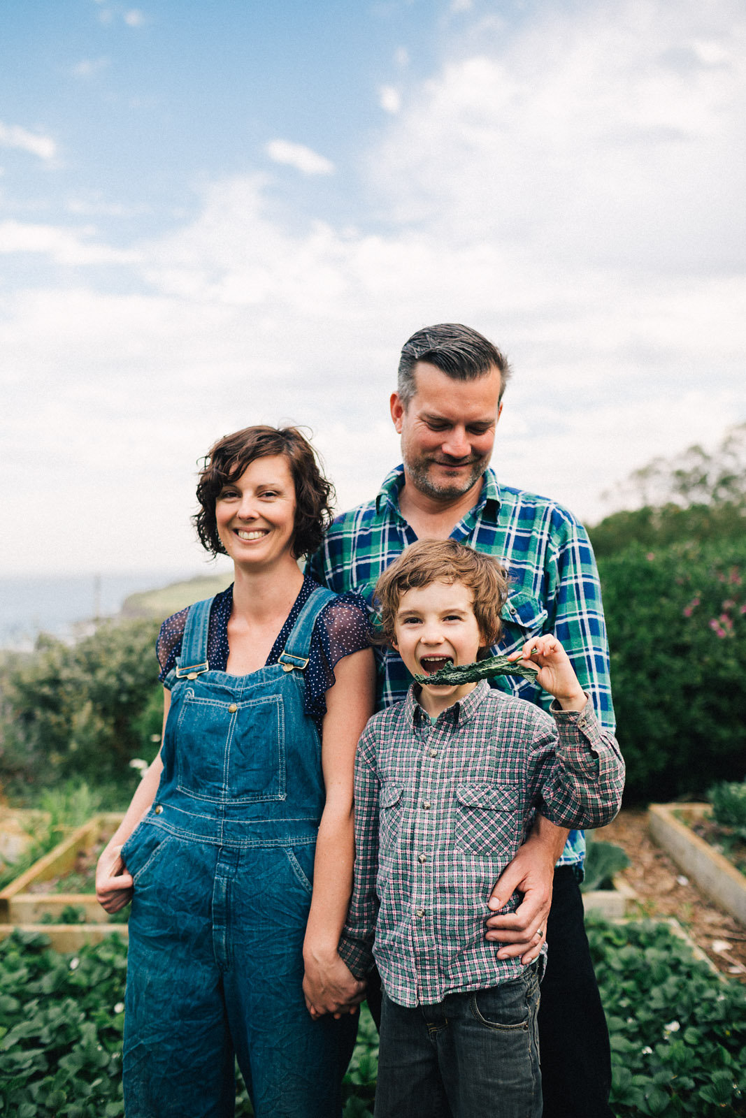 Milkwood's founders - Kirsten, Nick and Asher