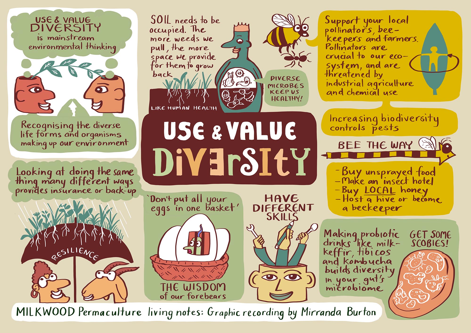 Permaculture principle #10 - Use and Value Diversity